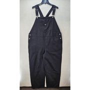 VANS WOMEN'S XXL BLACK OVERALL SIRELLE BLACK COTTON RELAXED FIT