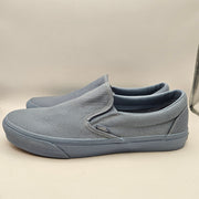 VANS MEN'S 11.5 CLASSIC SLIP ON PASTEL MONO DUSTY BLUE NWOB