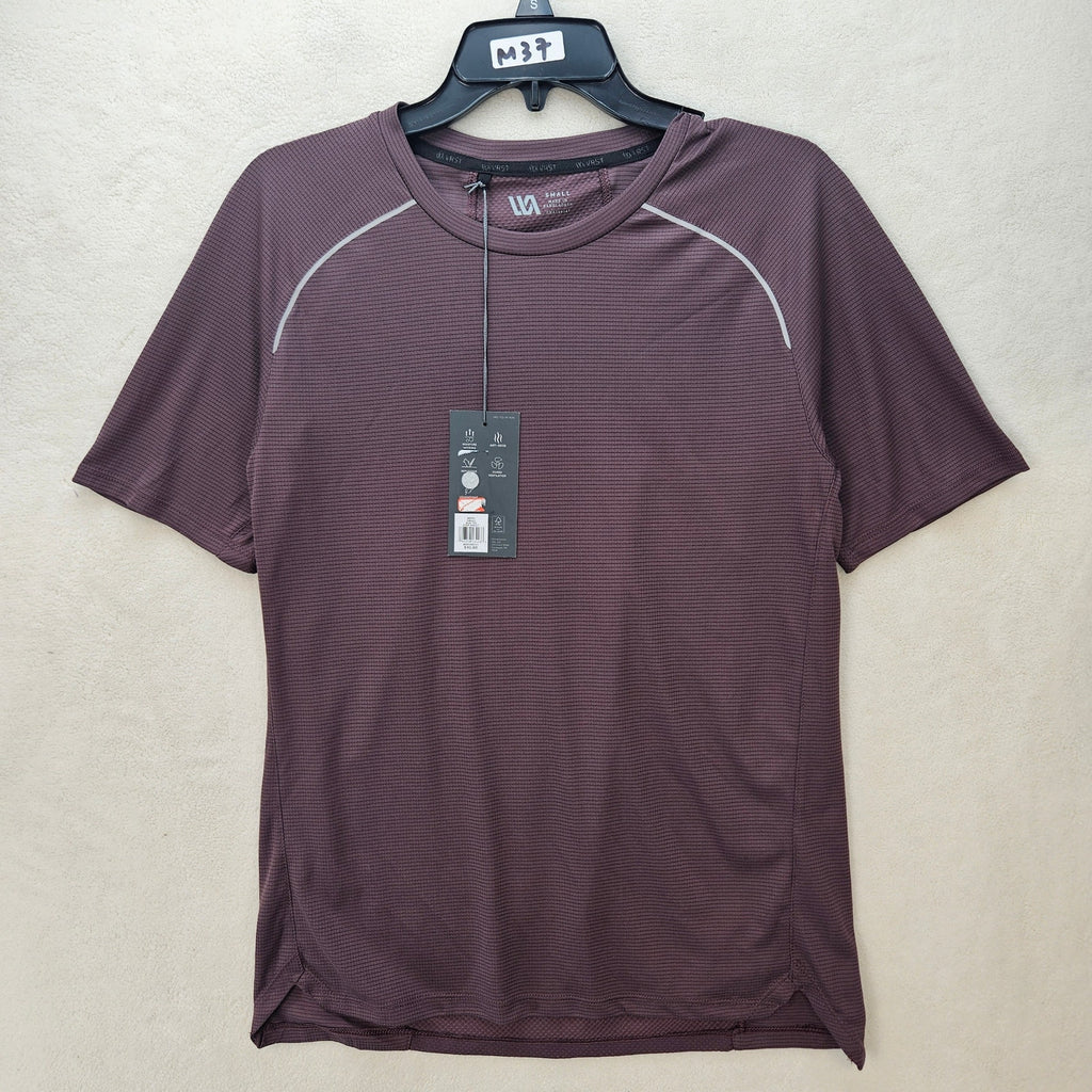 VRST MEN'S SMALL DEEP VIOLET SHORT SLEEVE T SHIRT RUNNING NWT