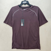 VRST MEN'S SMALL DEEP VIOLET SHORT SLEEVE T SHIRT RUNNING NWT