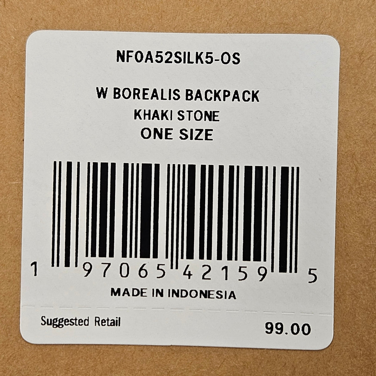 THE NORTH FACE WOMEN'S BOREALIS BACKPACK KHAKI STONE NF0A52SILK5-OS