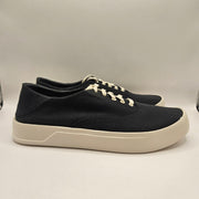 OLUKAI MEN'S 8 TRADEWIND LAVA ROCK BLACK CANVAS LOW TOP SNEAKER COMFY 10533-LRLR