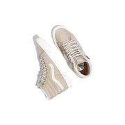 VAN'S WOMEN'S 8.5 SK8 HI CORDURA SHERPA SHOES WALNUT NIB