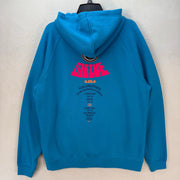 NIKE x LEBRON JAMES MEDIUM HOODIE 20 YEAR CAREER BASKETBALL LION BLUE DQ6129-446