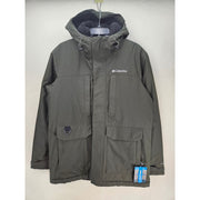 COLUMBIA MEN'S SMALL LANDROAMER SHERPA LINED JACKET BLACK NWT