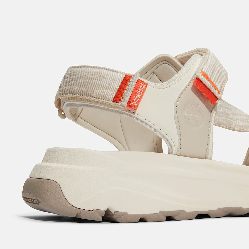 TIMBERLAND WOMEN'S 9.5 MOTION DUNE BACKSTRAP SANDAL WHITE WEBBING NIB