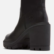 TIMBERLAND WOMEN'S 10 ALLINGTON HEIGHTS MID ZIP BOOT BLACK FULL GRAIN NIB
