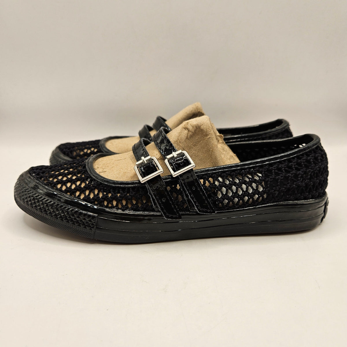 CONVERSE WOMEN'S 5 CHUCK TAYLOR ALL STAR MARY JANE DAINTY KNIT BLACK A26567C