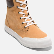 TIMBERLAND WOMEN'S 9.5 SKYLA BAY 2.0 HI TOP LACE SNKR WHEAT NUBUCK NIB
