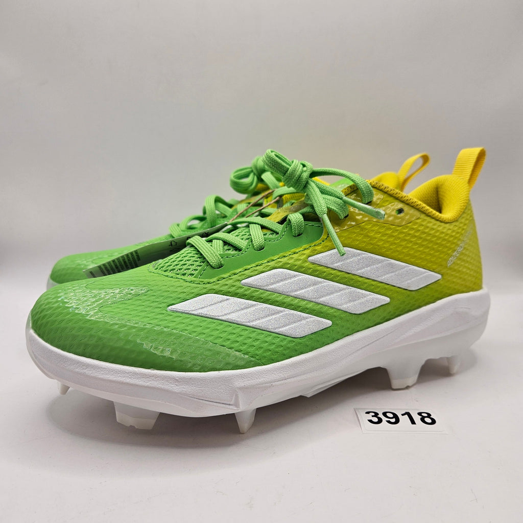 ADIDAS WOMEN'S 7.5 ADIZERO INSTINCT CANDY SOFTBALL CLEATS JR3814 NWOB GREEN
