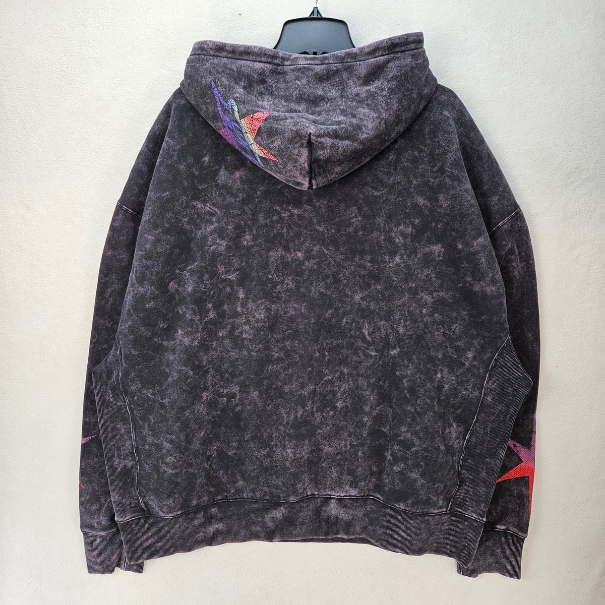 PUMA MEN'S XXL LAMELO BALL LAFRANCE ATHLETIC WEAR BLACK GRAPHIC WASHED HOODIE