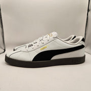 PUMA MEN'S 14 CLUB II SD FS WHITE BLACK GOLD LOW TOP SNEAKER 400921-01
