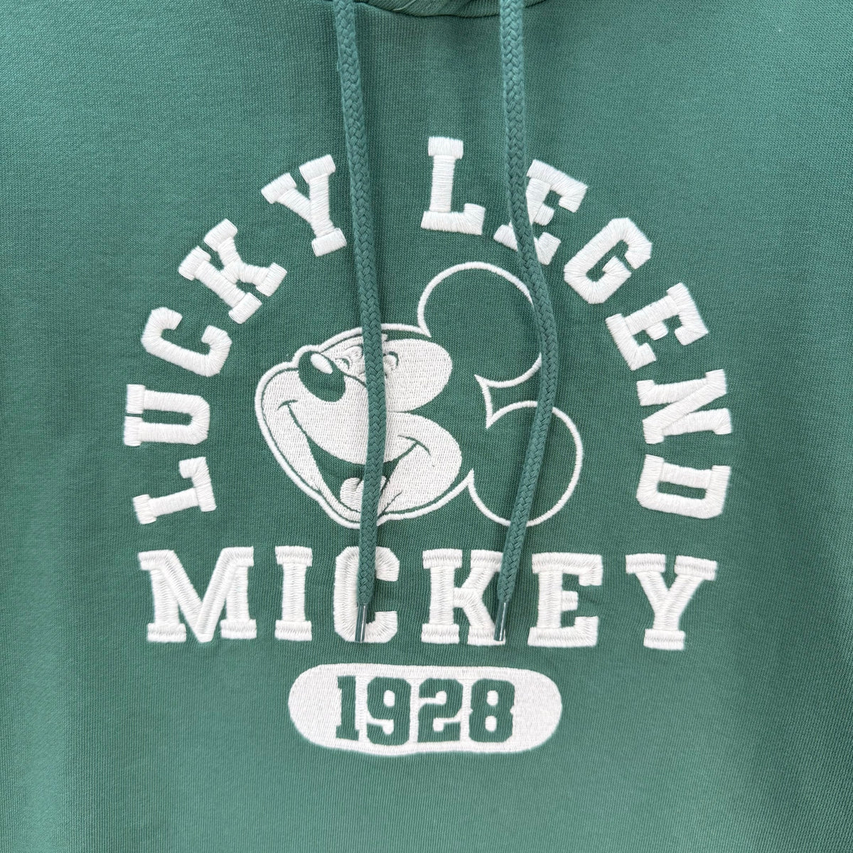 LUCKY BRAND X DISNEY MICKEY N FRIENDS M GREEN HOODIE UNISEX