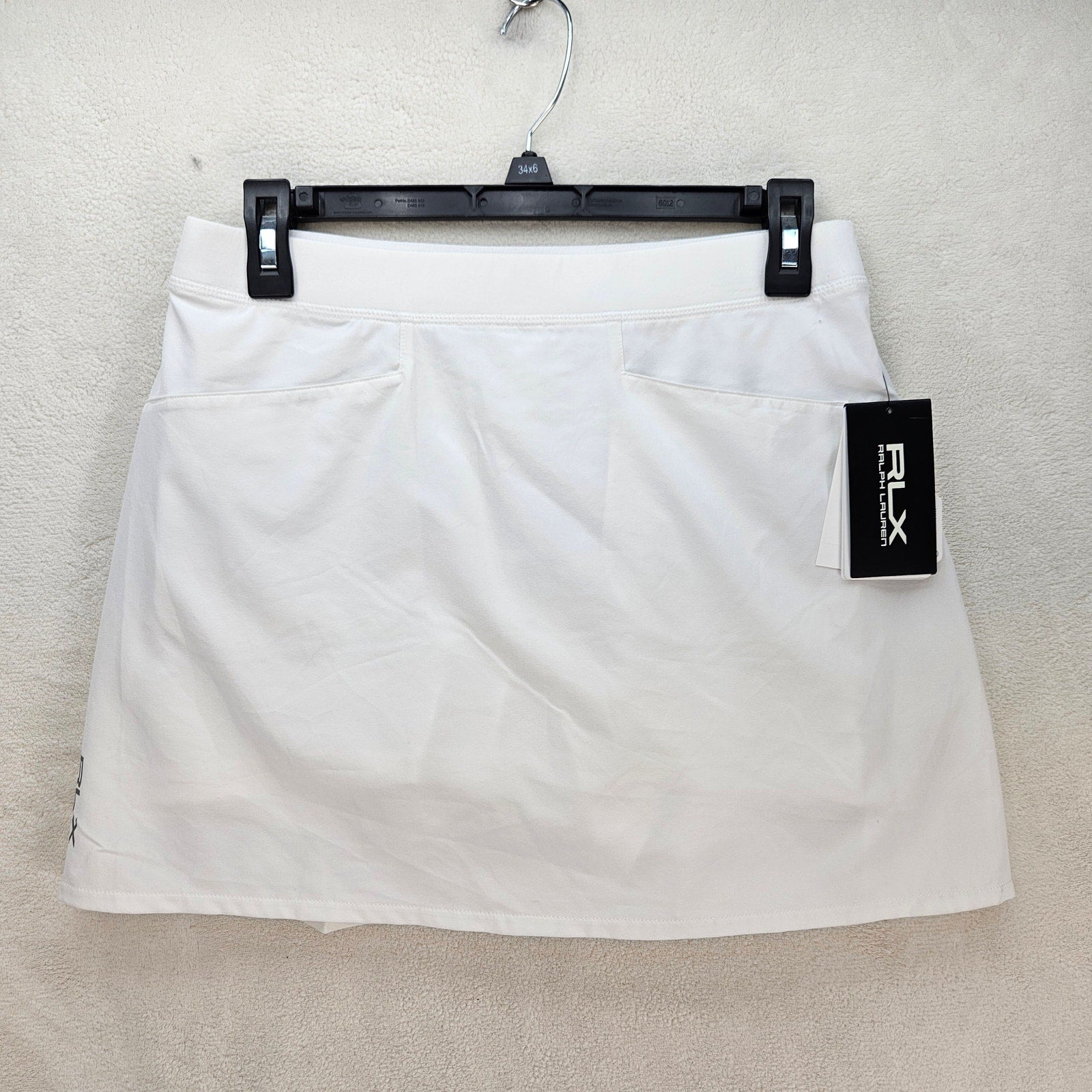 RLX RALPH LAUREN GOLF WOMEN'S SMALL TENNIS SKORT WHITE ATHLETIC NWT