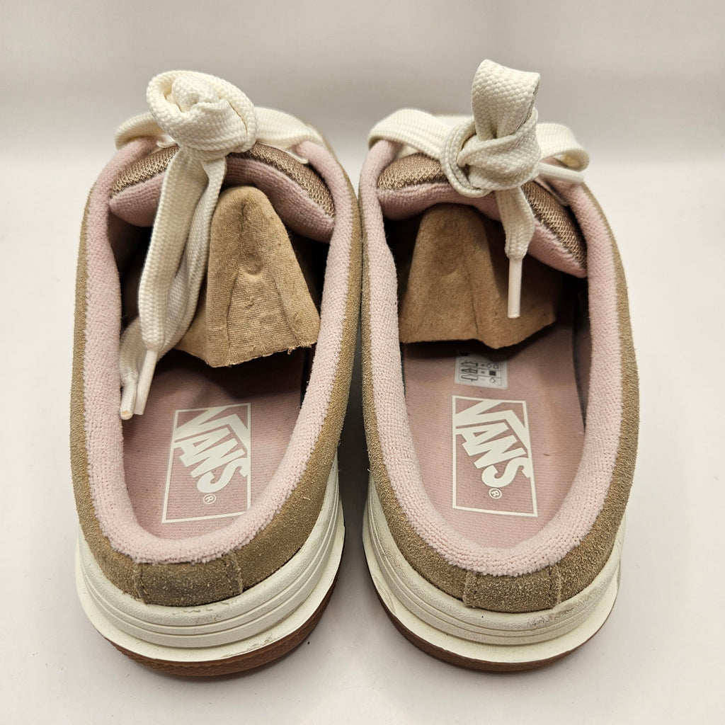 VANS WOMEN'S 9 UPLAND MULE POP PINK SUEDE SLIP ON SHOE NWOB