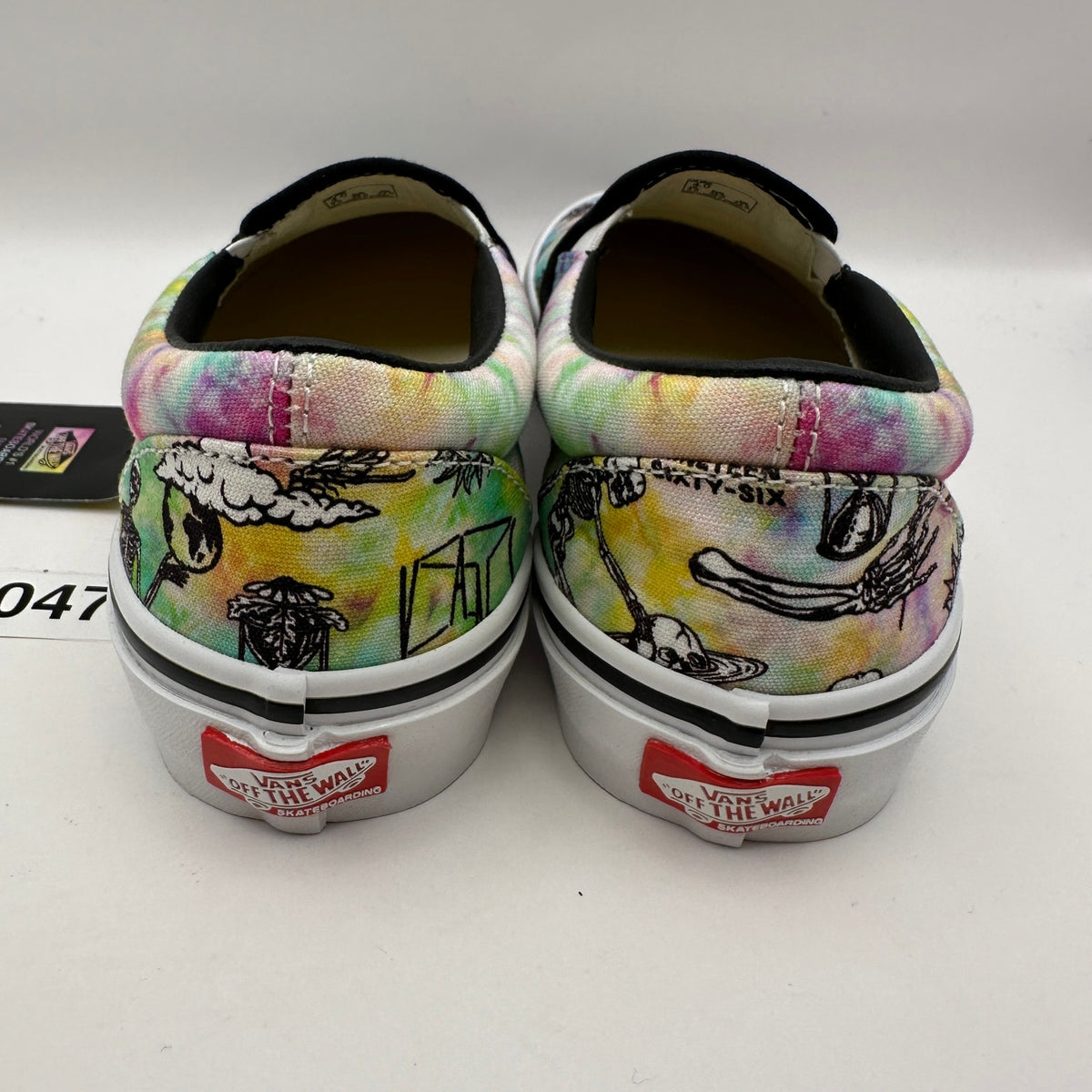VANS Men's 4 Shroom Doom Skate Slip-on Shoes Moon Sun Trippy