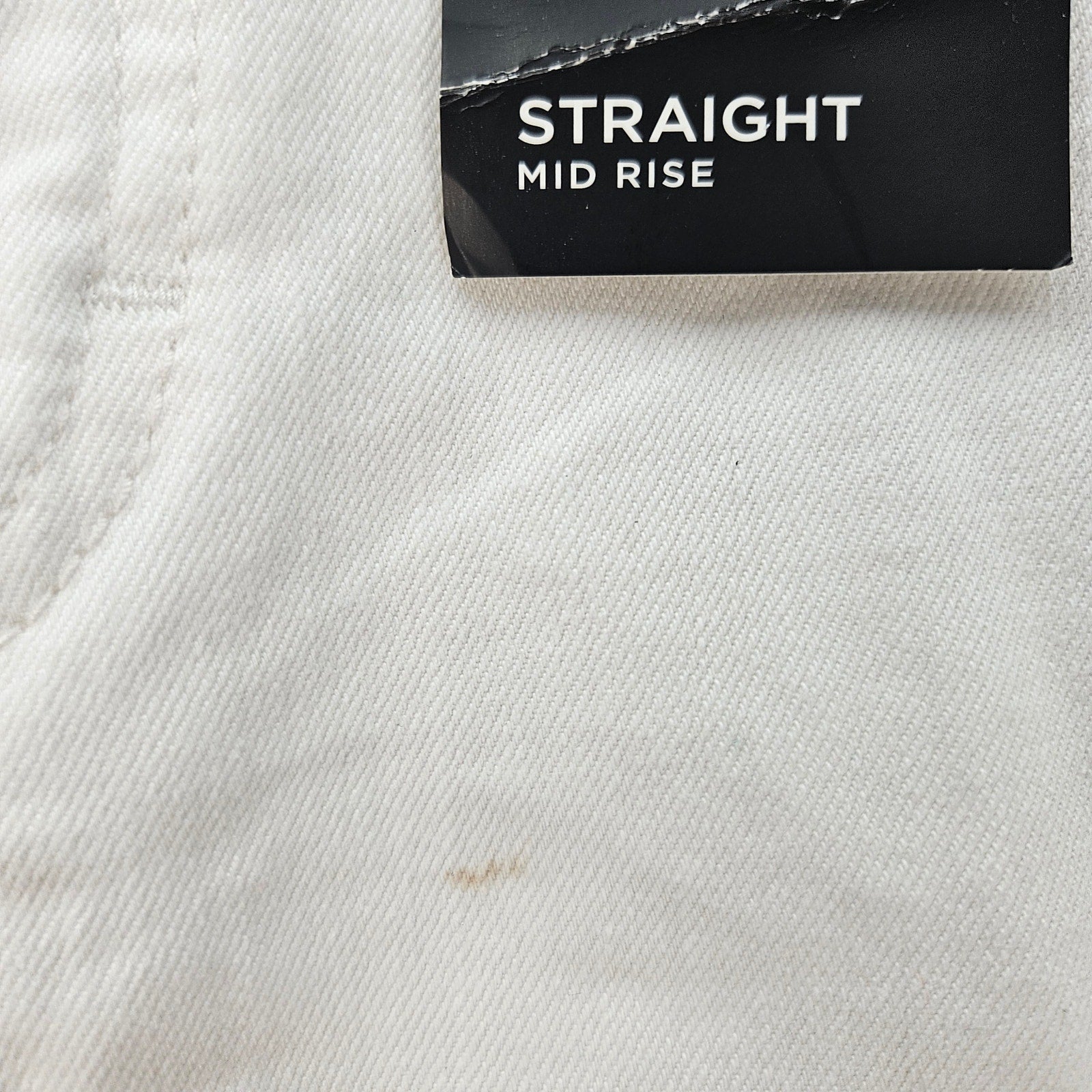 LEE WOMEN'S 12 MEDIUM WHITE CLASSIC FIT STRAIGHT LEG JEANS NWT