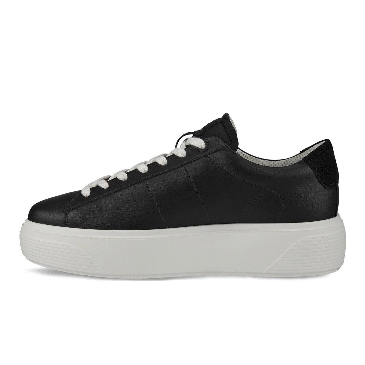ECCO WOMEN'S 41 STREET PLATFORM BLACK LOW TOP SNEAKER NIB NO LID 21950301001