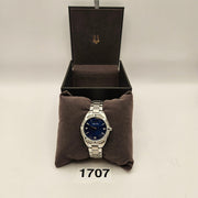 BULOVA 96R243 WOMEN'S CLASSIC QUARTZ GEMMED SILVER STAINLESS STEEL WATCH 35MM