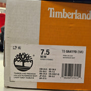 TIMBERLAND WOMEN'S 7.5 PREMIUM 6 IN LACE WATERPROOF BOOT LT GREY NUBUCK