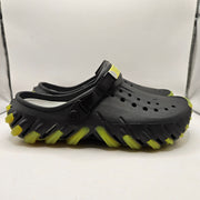 CROCS MEN'S 11 ECHO ICEY RO CLOG BLACK GREEN 211458-001 BACKSTRAP TERRAIN