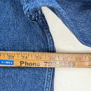 HUGO BOSS MEN'S XLARGE RELAXED FIT DENIM SHIRT BLUE THICK MATERIAL