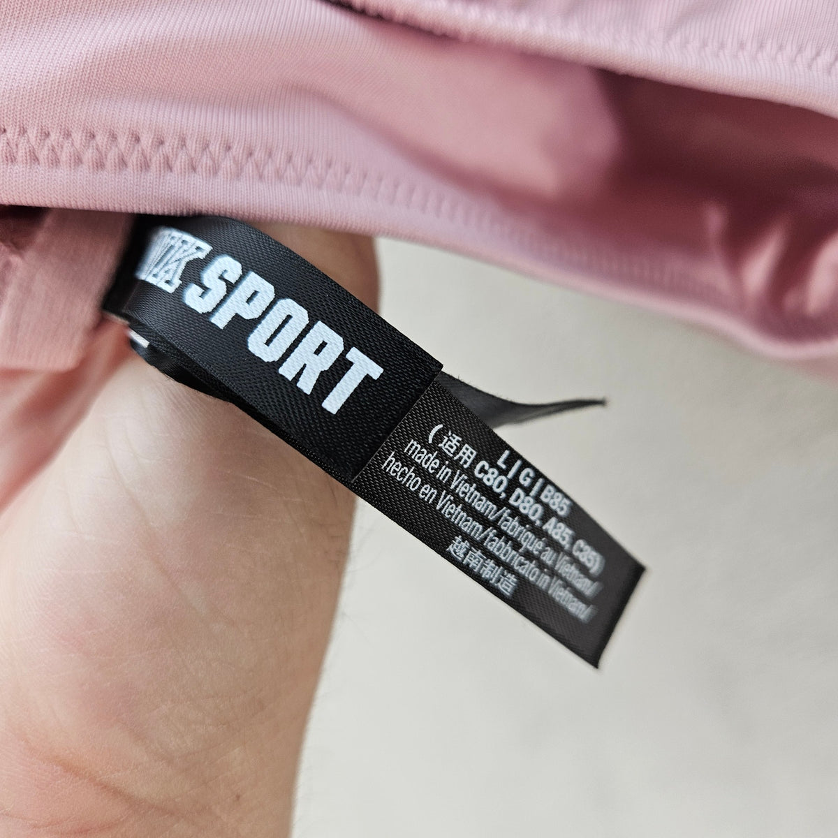 PINK SPORT BY VICTORIA SECRETS LARGE SPORTS BRA PINK