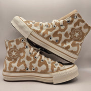 CONVERSE KIDS 6 CHUCK TAYLOR ALL STAR EVA LIFT HIGH EGRET WARM QUARRY A11112C