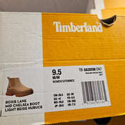TIMBERLAND WOMEN'S 9.5 ROXIE LANE MID CHELSEA BOOT LT BEIGE NUBUCK NIB