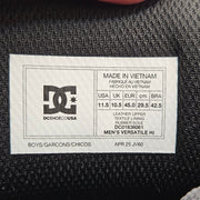 DC SHOE CO MEN'S 11.5 VERSATILE MID SKATEBOARDING SHOE BLACK GREEN DC01838061