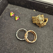 MIXED DESIGNER FASHION JEWELRY LOT NECKLACE EARRINGS BRACELET RINGS 1 TANGLED