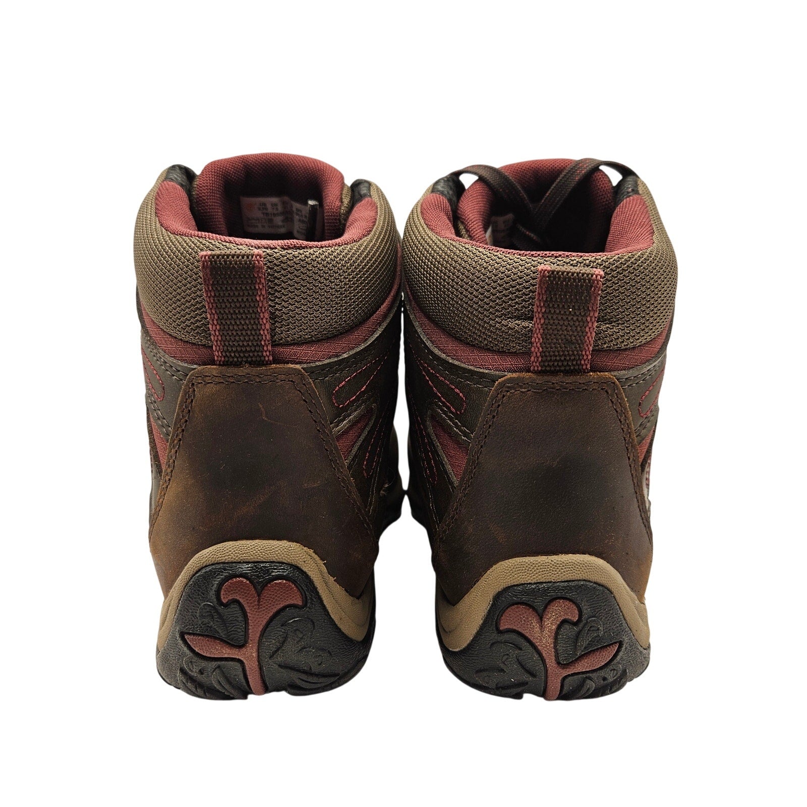 TIMBERLAND WOMEN'S 9.5 WIDE NORWOOD MID WATERPROOF HIKING BOOTS DARK BROWN NIB