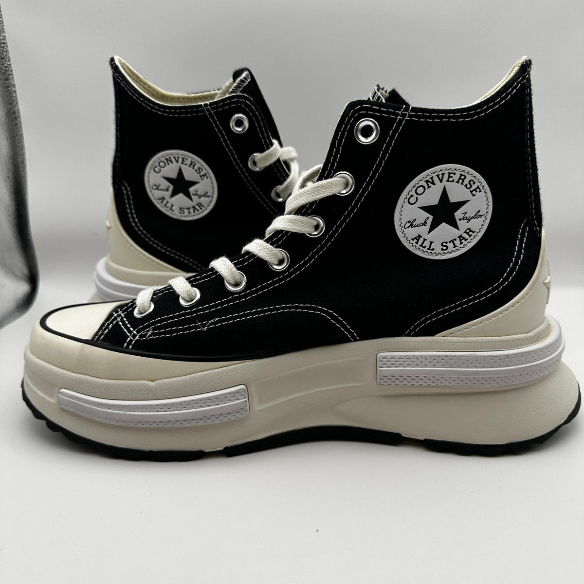 Converse A00869C Run Star Legacy Cx Hi Unisex Sneaker In Black White US 7.5