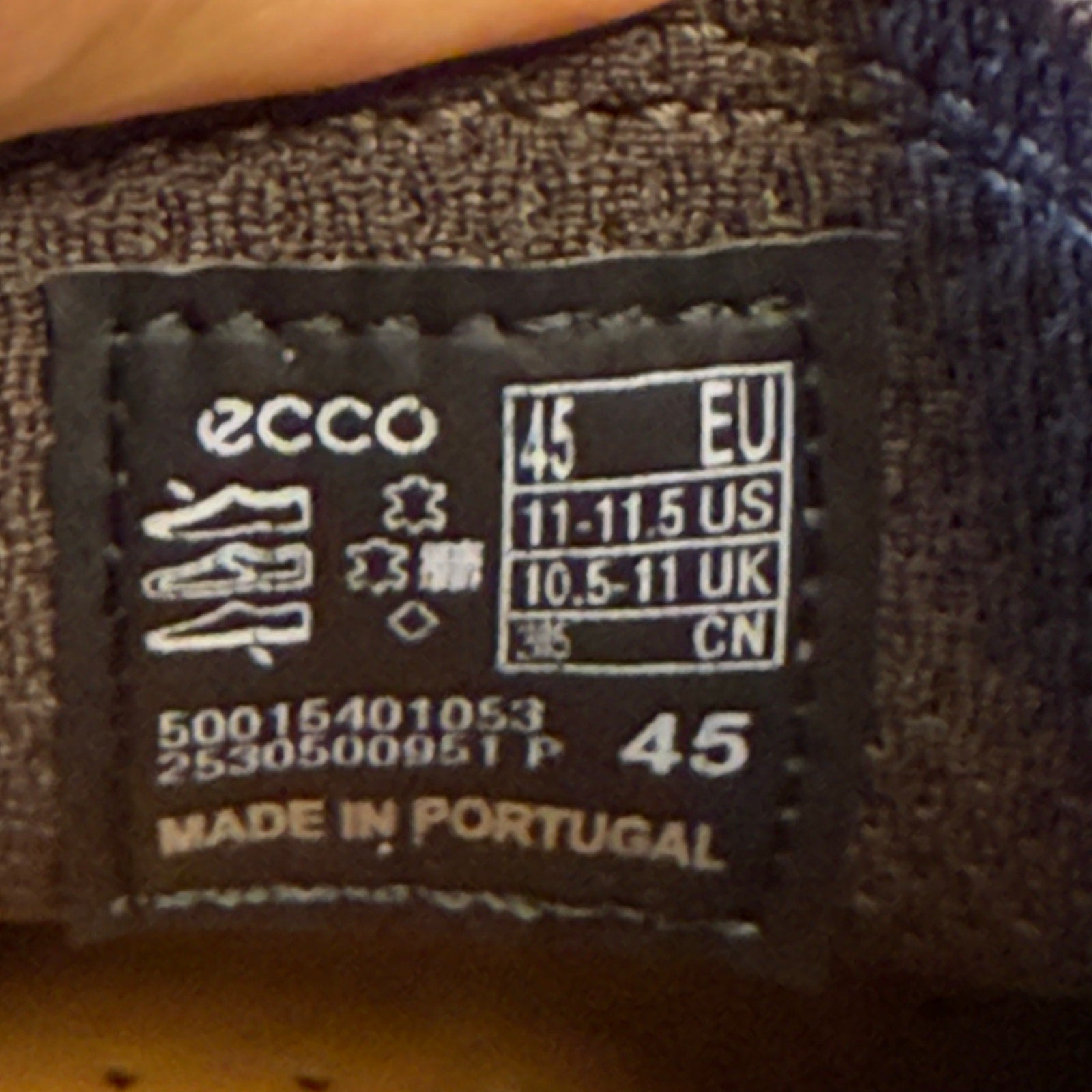 ECCO MEN'S 45 METROPOLE MILAN DERBY LIMITED EDITION NIB NO LID 52334401053 BROWN