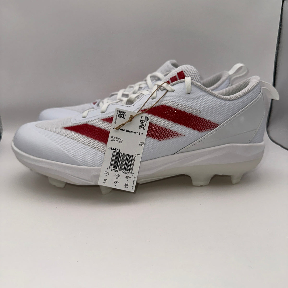 Adidas Adizero Instinct TP IH3472 White/Red Size 12