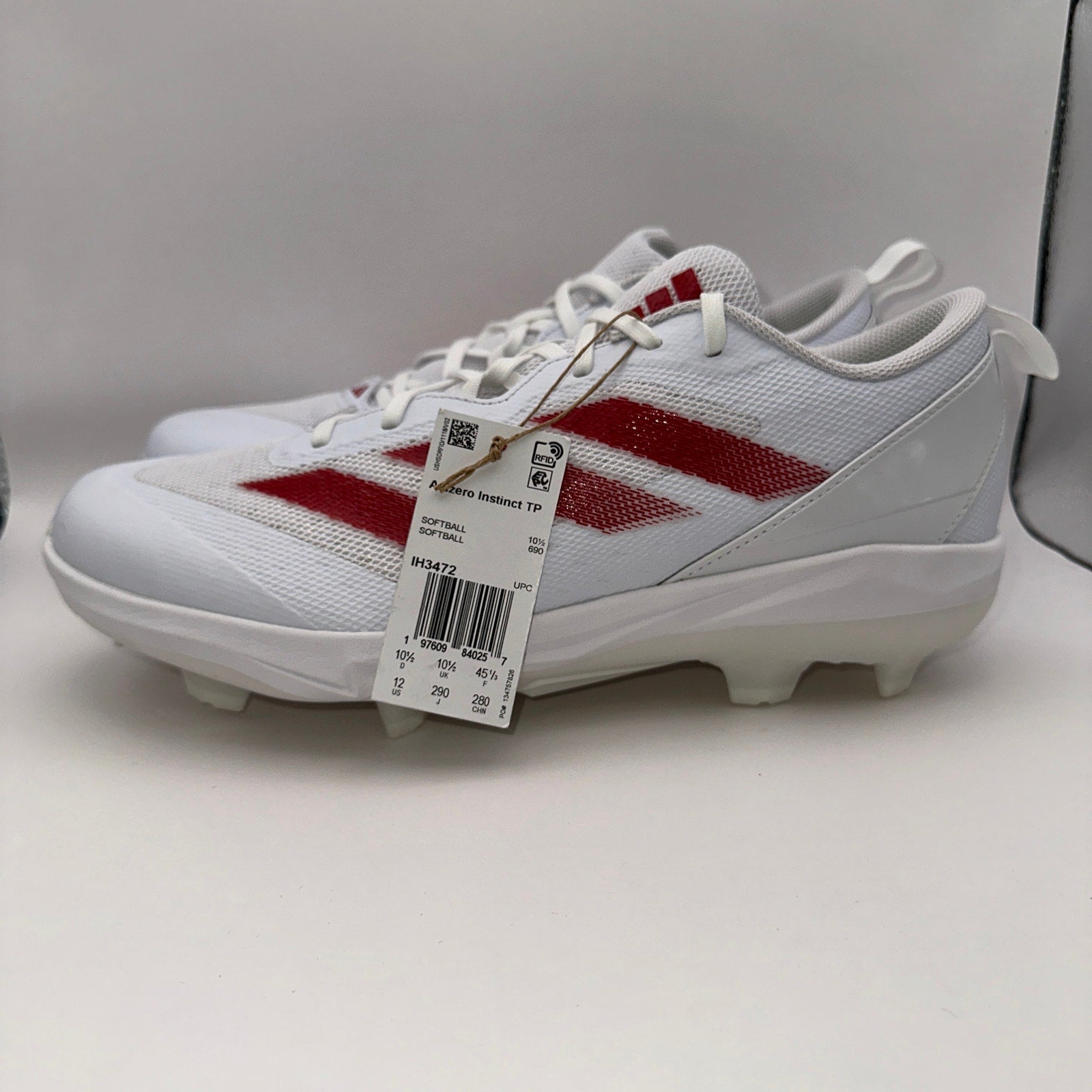 Adidas Adizero Instinct TP IH3472 White/Red Size 12