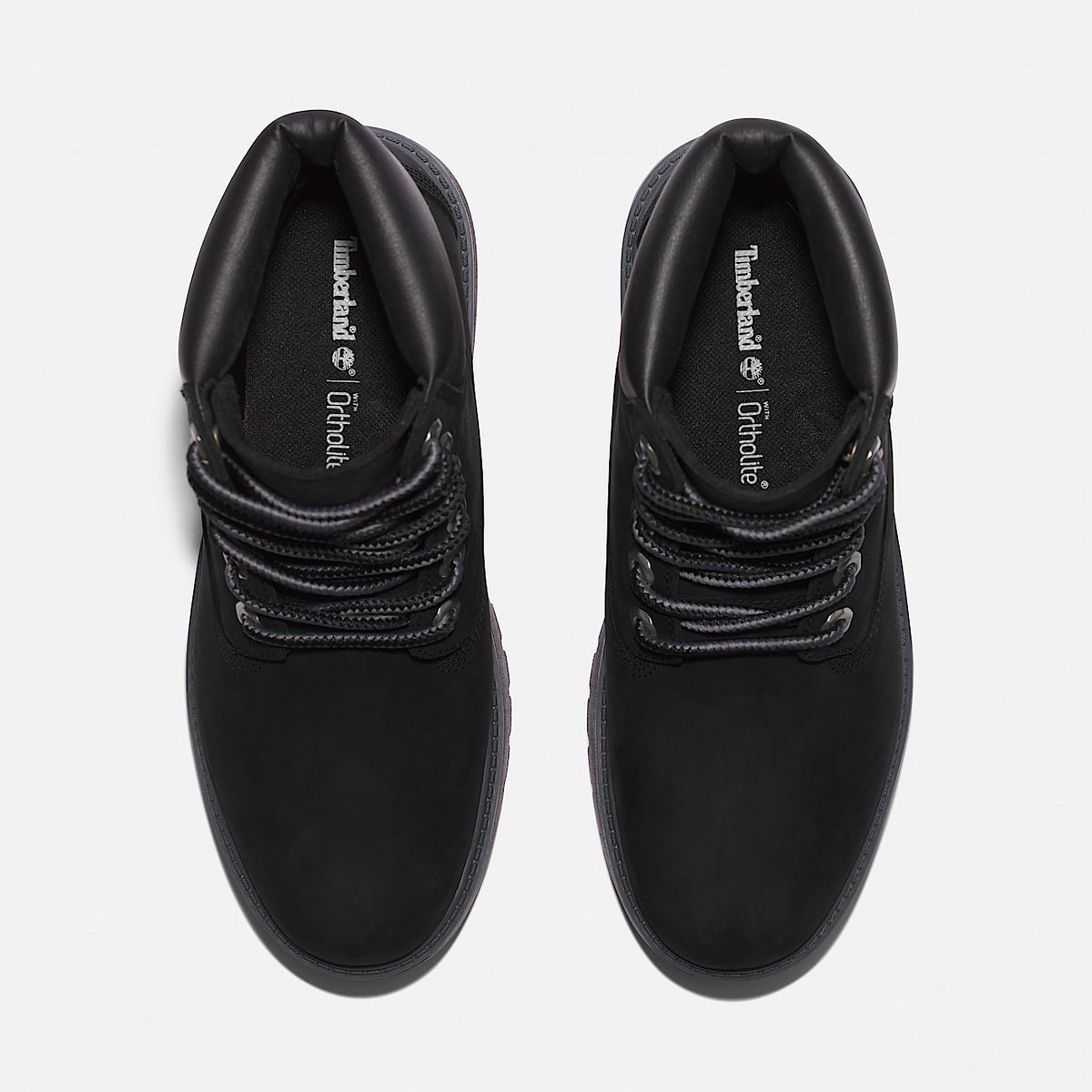 TIMBERLAND WOMEN'S 9.5 HERITAGE PLATFORM 6-INCH WATERPROOF BOOT BLACK NUBUCK NIB