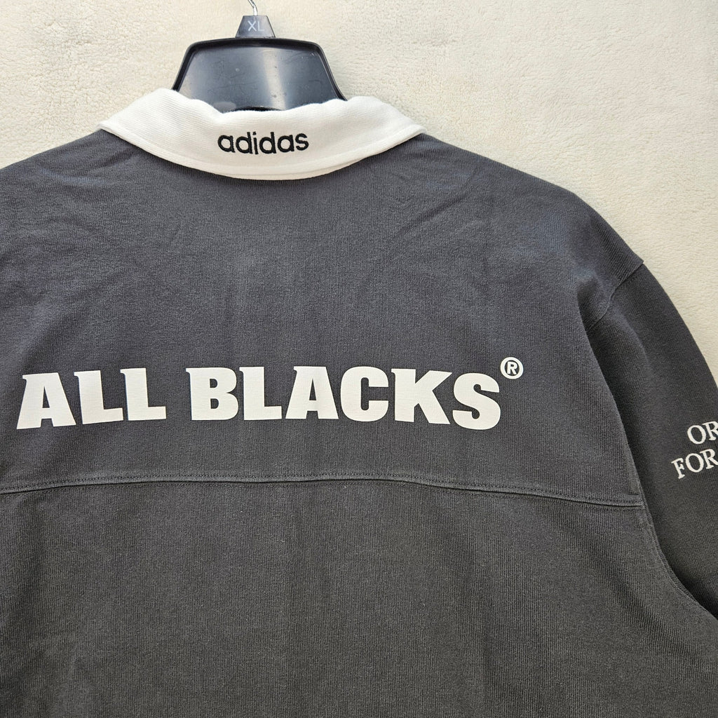 ADIDAS ORIGINALS MEN'S XL RUGBY POLO LONG SLEEVE SHIRT PATCHWORK NWT KG4638