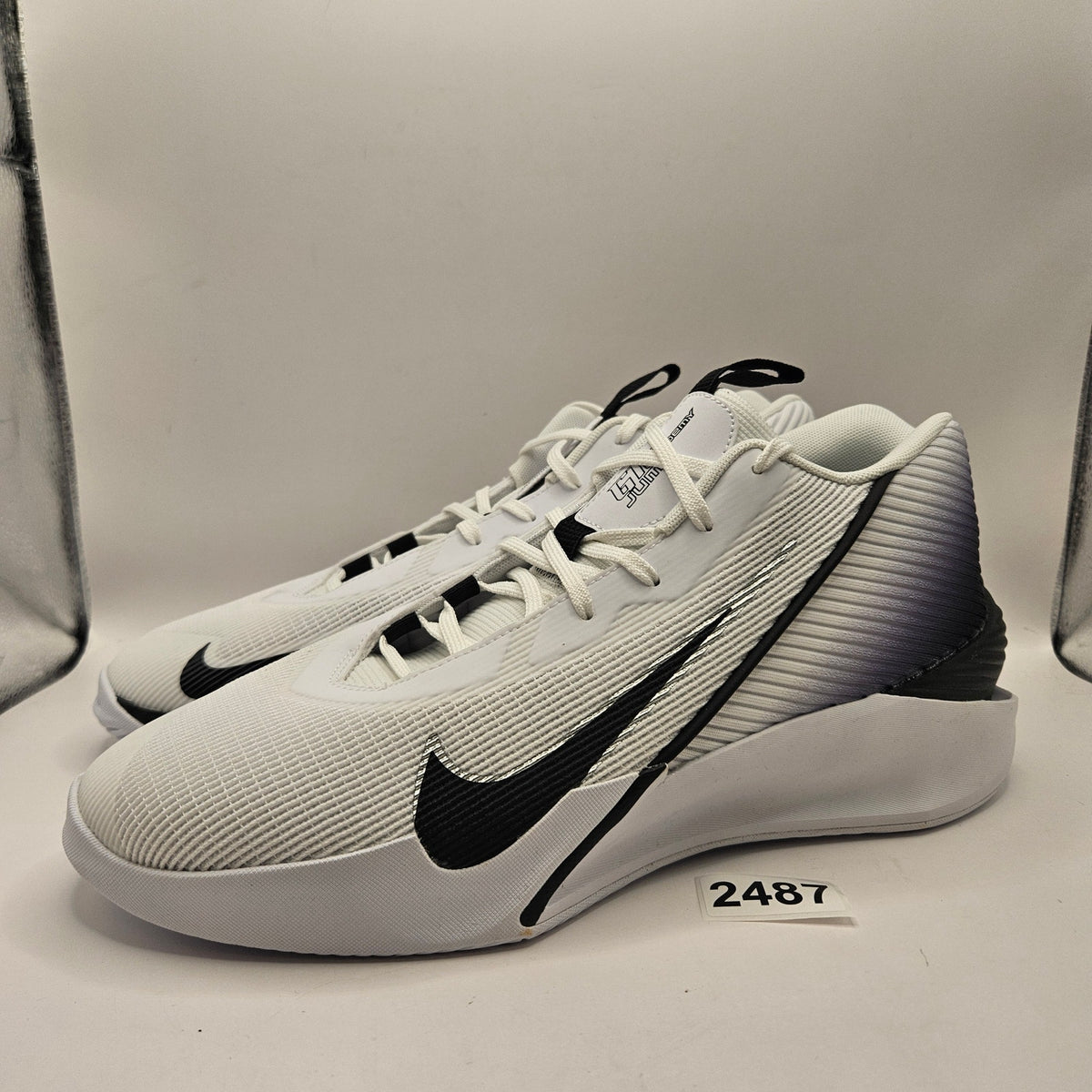 NIKE MEN'S 11 G.T. JUMP ACADEMY WHITE BLACK METALLIC SILVER NWOB FV5524-100 NWOB