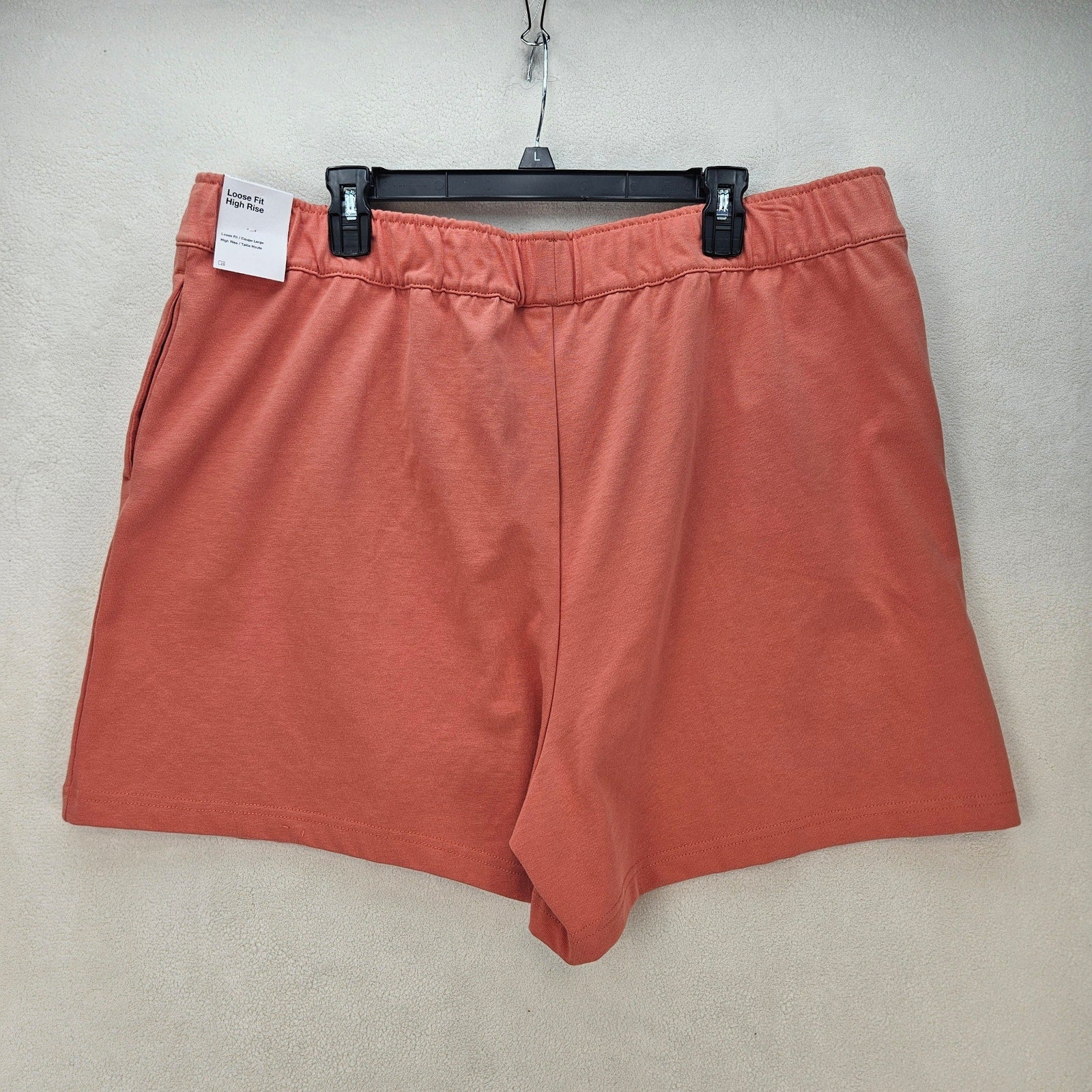 NIKE SPORTSWEAR WOMEN'S XXL COTTON JERSEY SHORTS MADDER ROOT DM6728-827 NWT