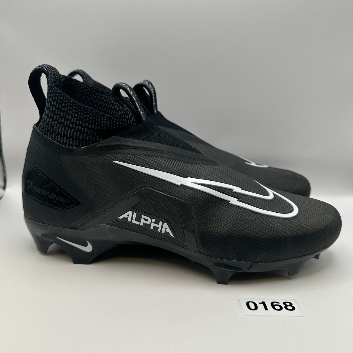 NIKE Men's 9.5 Alpha Menace ELITE 3 Football Cleats Black DM1792-004