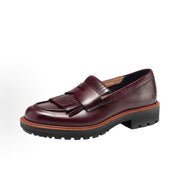 ECCO WOMEN'S 39 METROPOLE OSLO LOAFER MADE IN PORTUGAL NIB DARK RUBY 23285361291