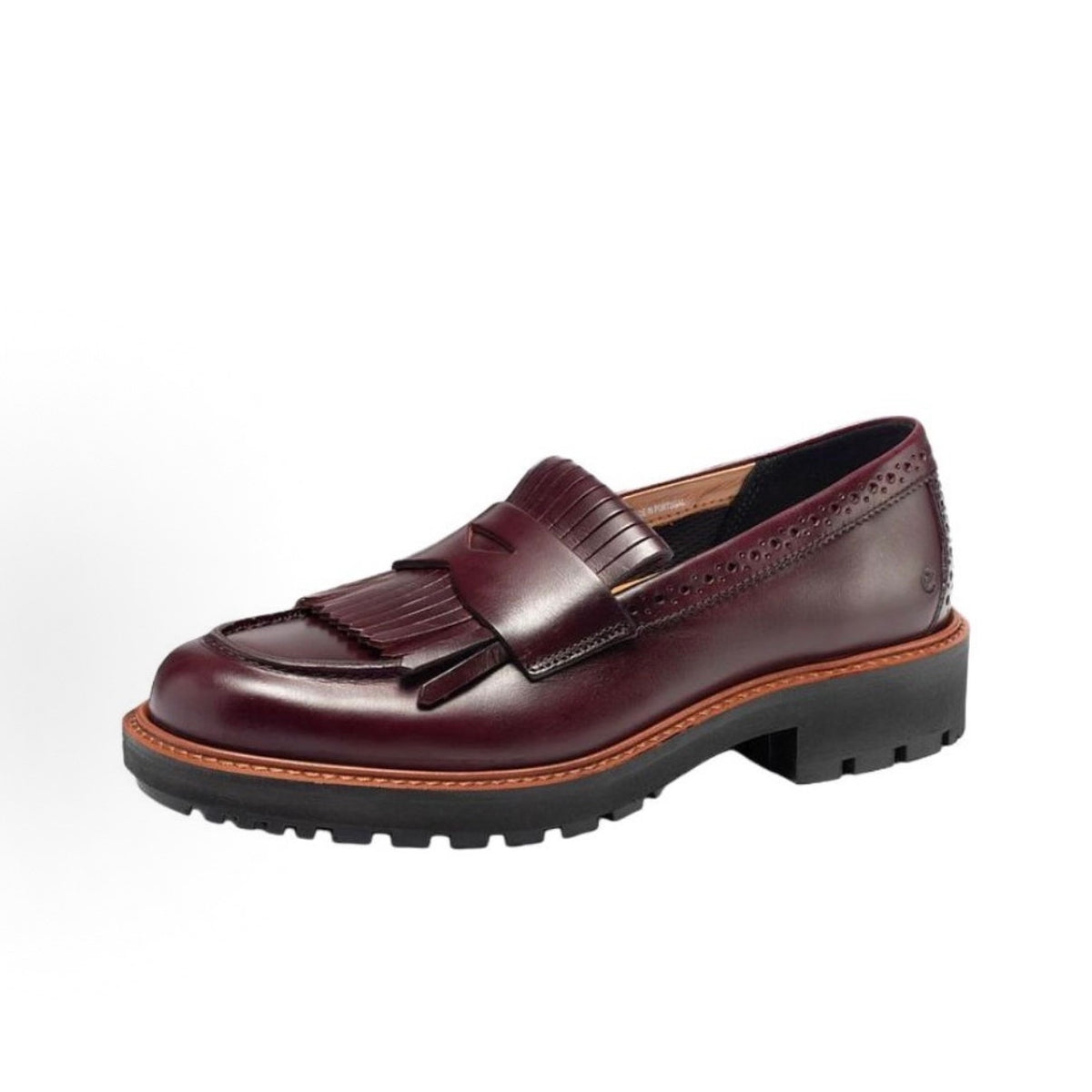 ECCO WOMEN'S 39 METROPOLE OSLO LOAFER MADE IN PORTUGAL NIB DARK RUBY 23285361291
