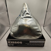HERSHEY'S KISSES 2.7LB COLLECTIBLE WEIGHTED PLUSH SILVER CHOCOLATE CANDY PILLOW