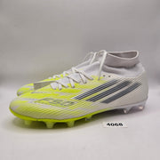 ADIDAS WOMEN'S 10 F50 SPARKFUSION LEAGUE SOCCER CLEATS FG AG WHITE NWOB JP8350