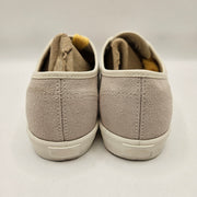 VANS WOMEN'S 6.5 AUTHENTIC LOW PRO FAT LACE TURTLEDOVE YARROW SUEDE BEIGE