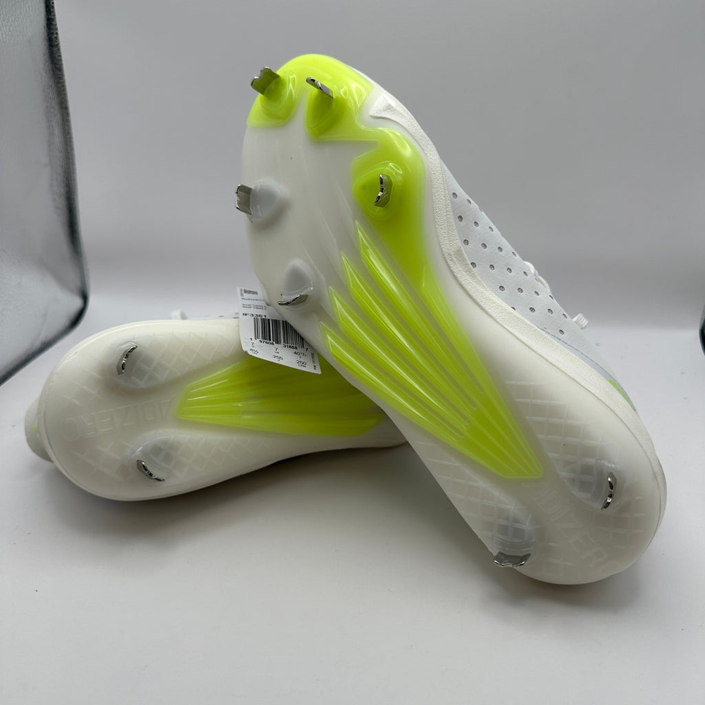 Adidas Adizero Instinct+ Softball Cleats Wms 8.5 White/Neon