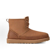 UGG MEN'S 12 CLASSIC MINI LENNOX LACE UP CHESTNUT 1174582 NIB
