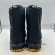 DR MARTENS Women's 7 1460 TRINITY Boot Black/Yellow