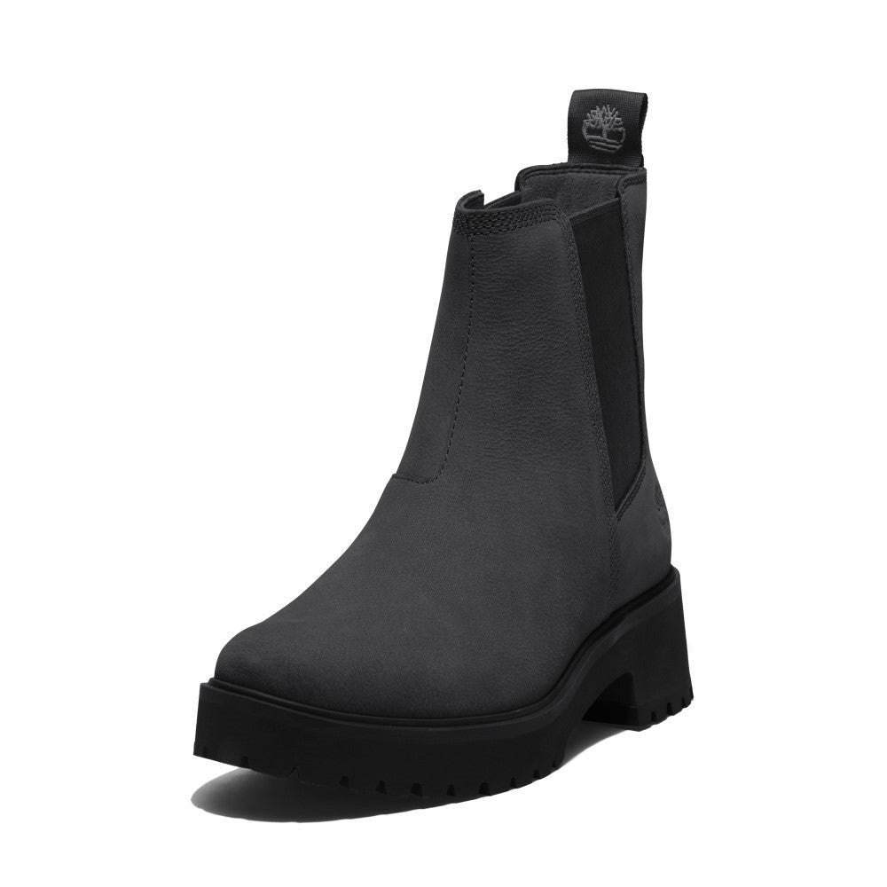 TIMBERLAND WOMEN'S 9.5 CARNABY COOL MID CHELSEA BOOT JET BLACK NIB